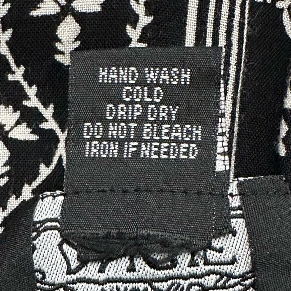 Angie Boho Black White Floral Cover Up Kimono Cardigan - Picture 11 of 12